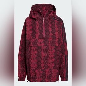 NWT - Adidas x Ivy Park (Ivy Heart) Snakeskin-Print Windbreaker - SMALL